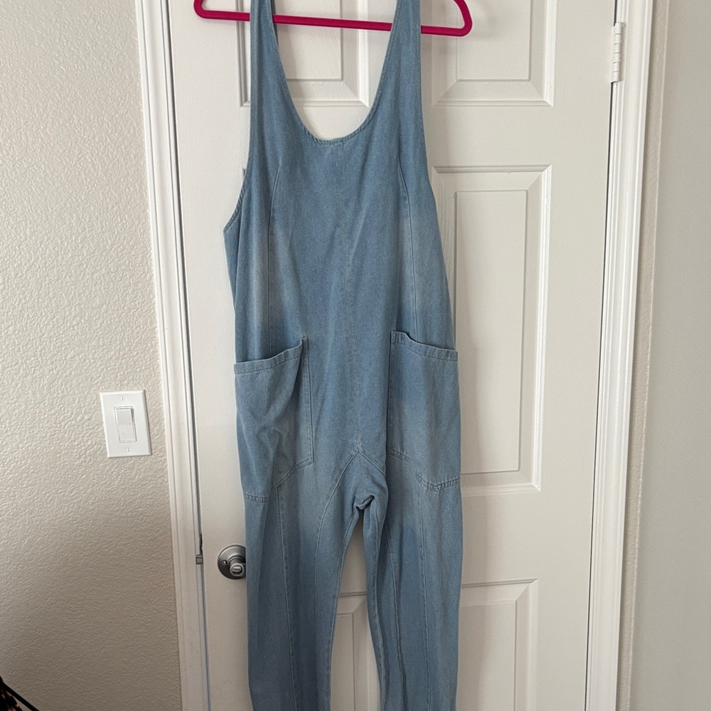 Cupshe Light Blue Women's Jumpsuit
